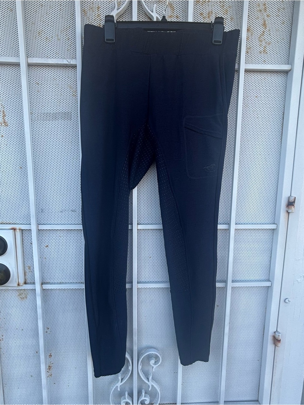 Set of 2-women XL blk. cycling Shebest padded capris 19" inseam/Opearl shorts - Picture 7 of 15